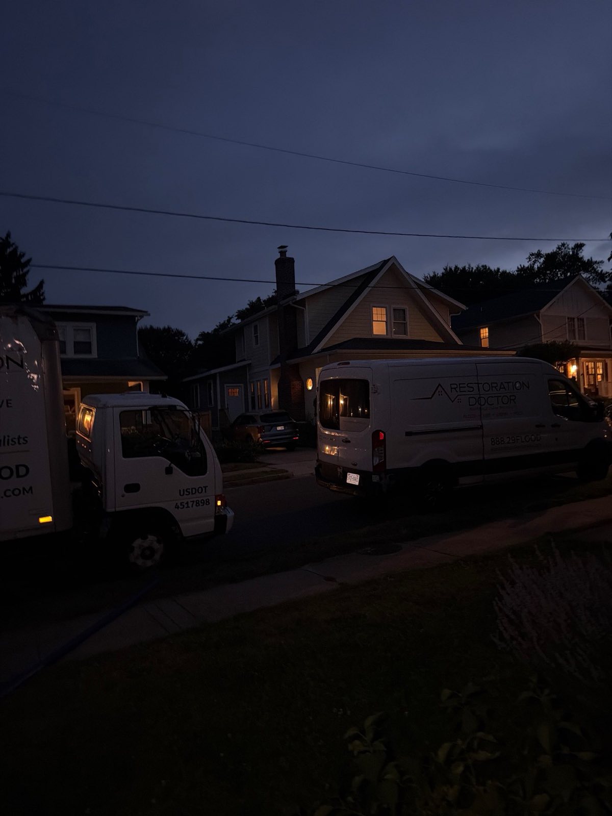 Before photo: water damage restoration project in Alexandria, VA — documented initial conditions by Restoration Doctor