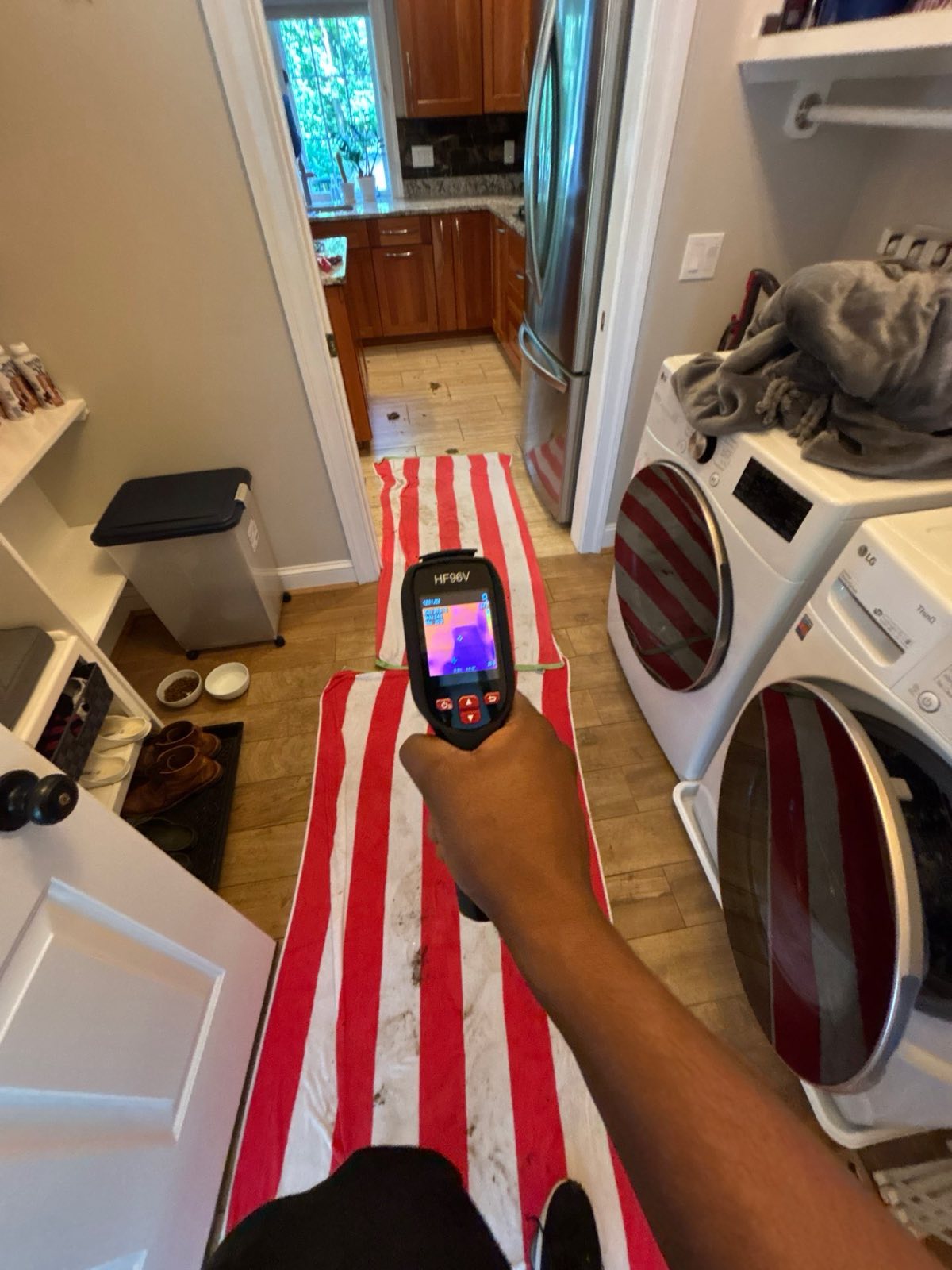 Before photo: water damage restoration project in Oakton, VA — documented initial conditions by Restoration Doctor