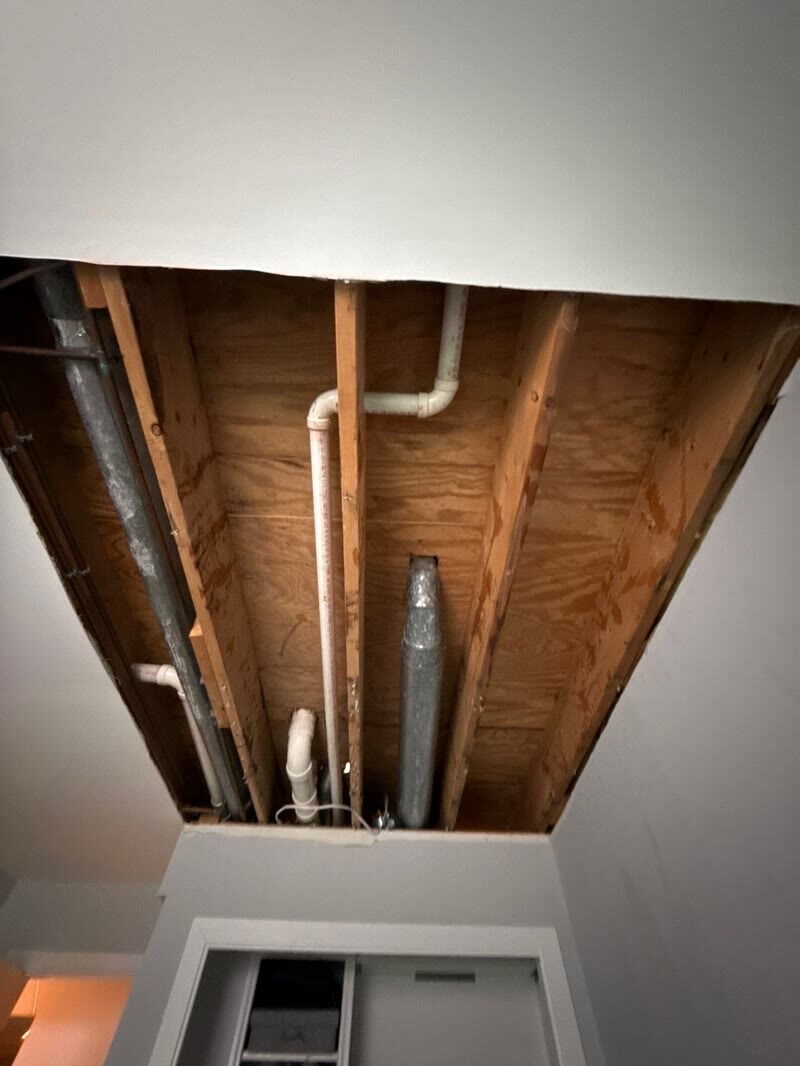 dried framing verified with moisture meter, Centreville VA