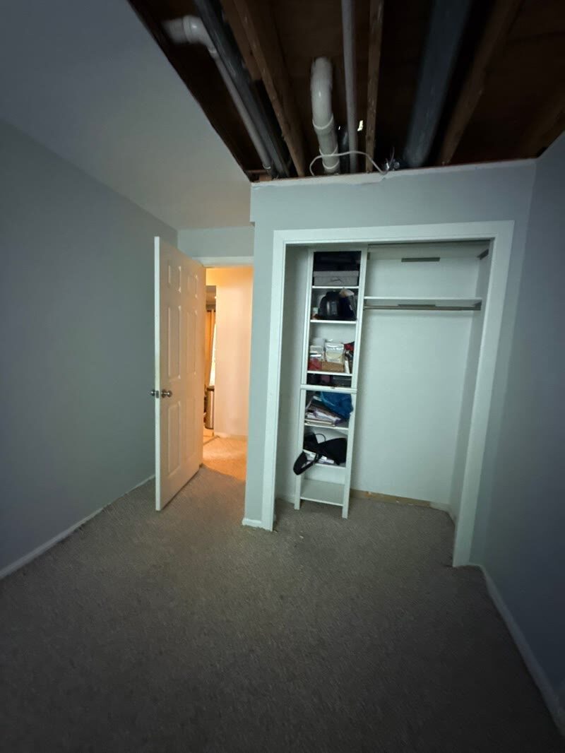 cleared room dried and ready to rebuild, Centreville VA