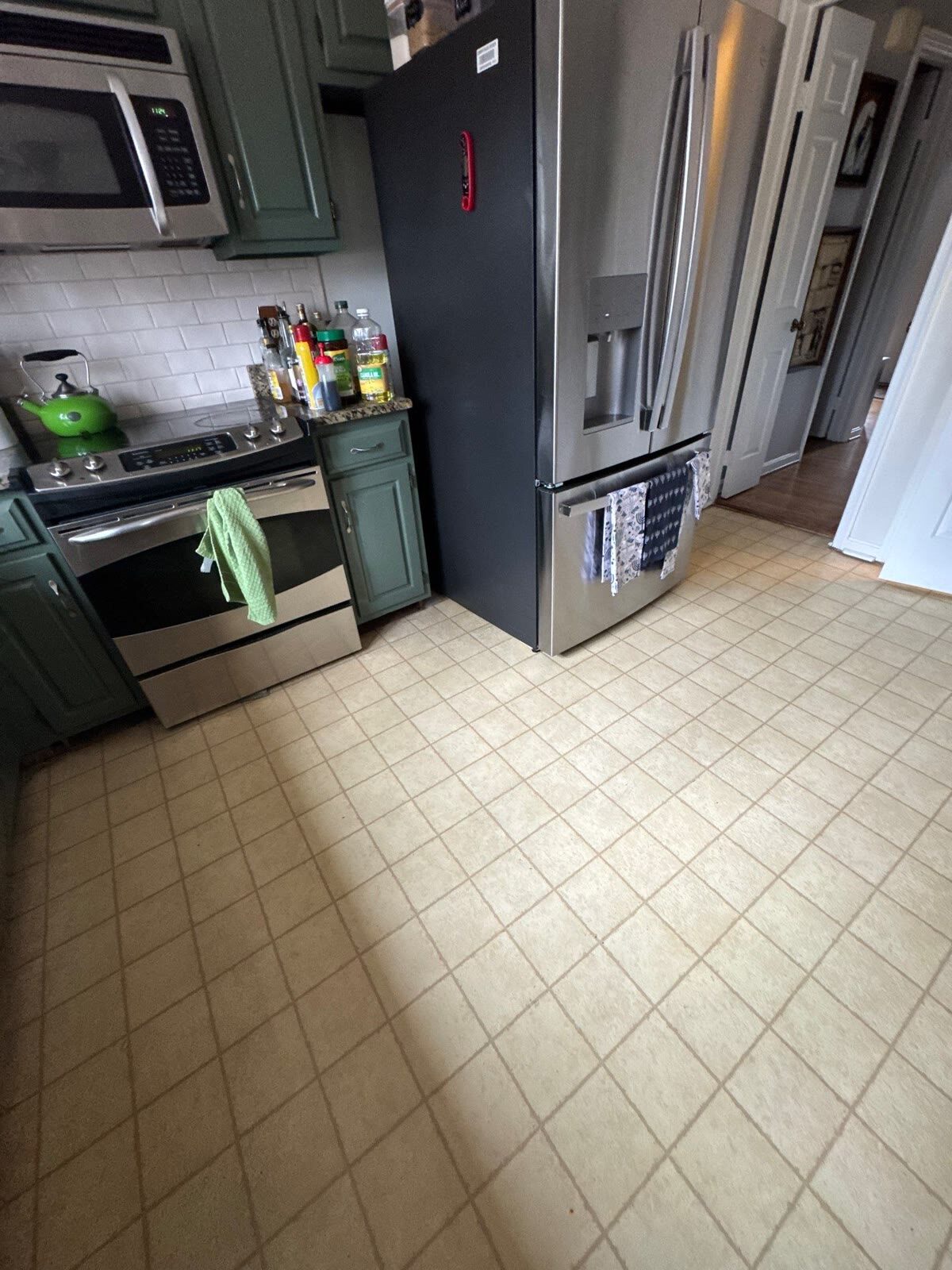 Kitchen cleaned and dried after whole-home water damage, Woodbridge VA