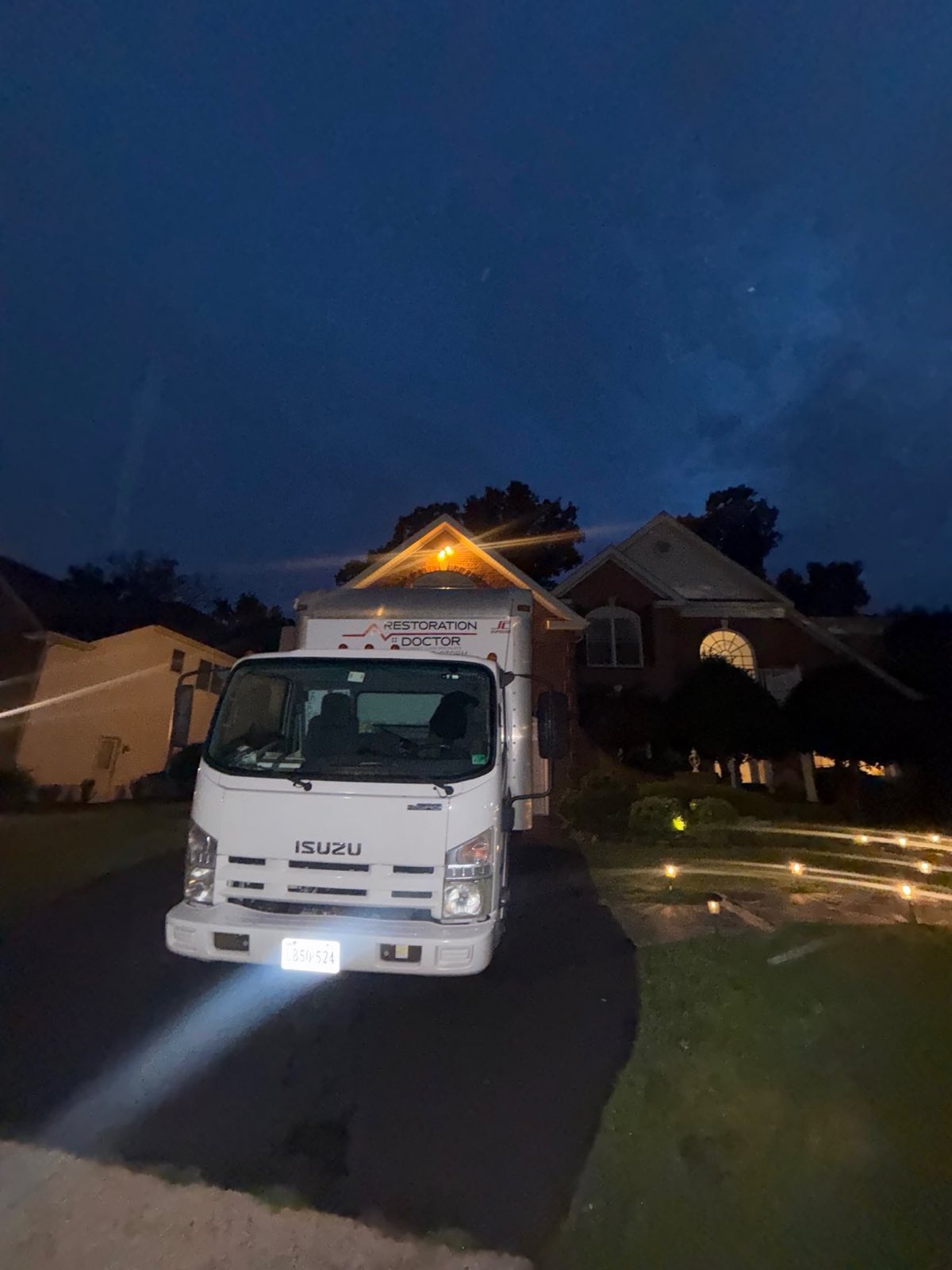 Before photo: water damage restoration project in Centreville, VA — documented initial conditions by Restoration Doctor