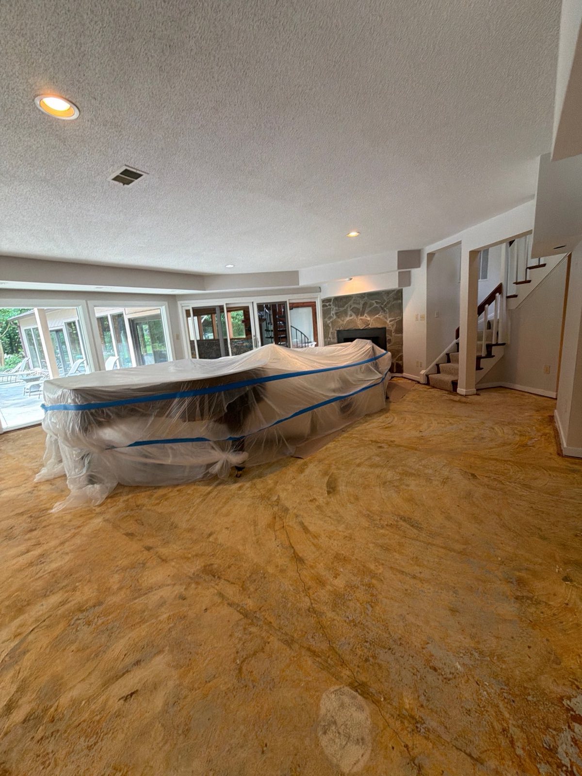 After photo: completed water damage restoration in Potomac, MD — Restoration Doctor project documentation